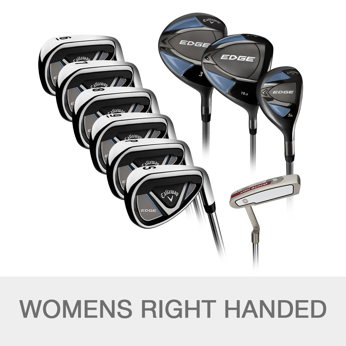 Edge Graphite 10-Piece Women'S Golf Club Set, Right Handed